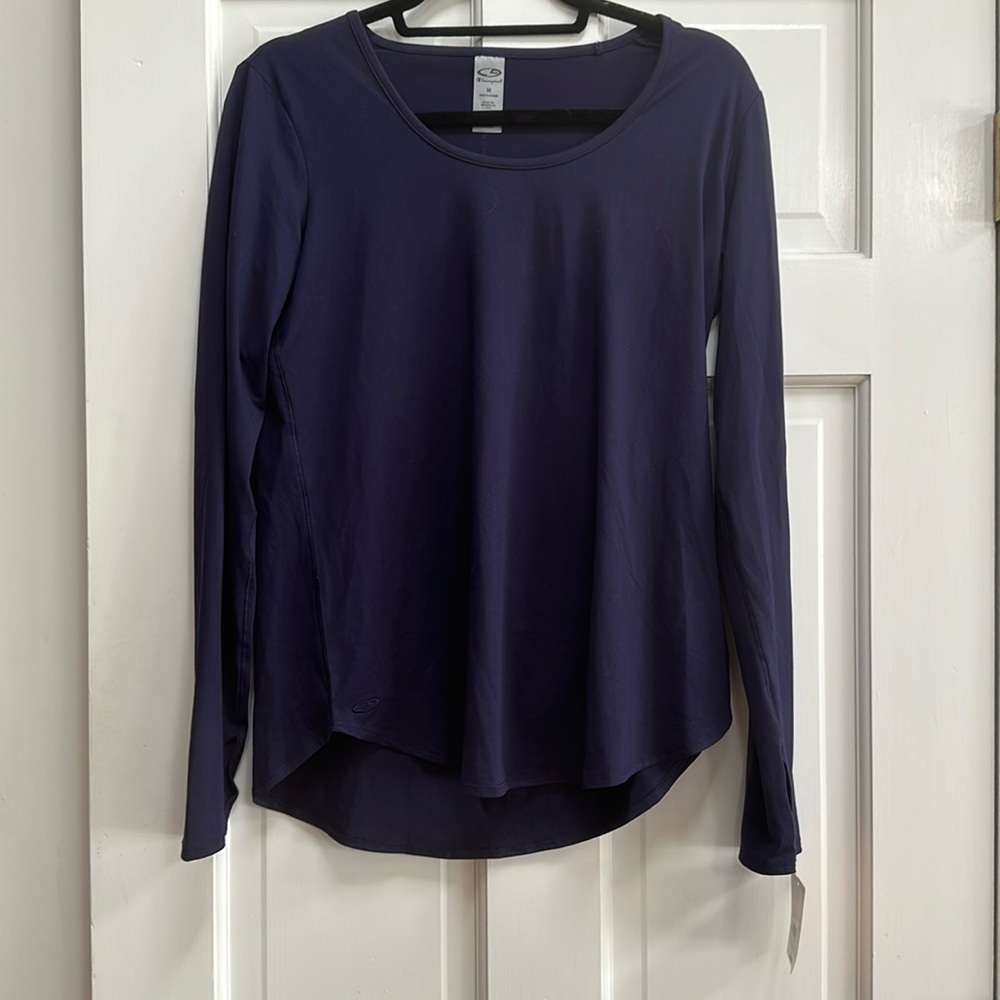 New champion blue long sleeve shirt-smoke free home
